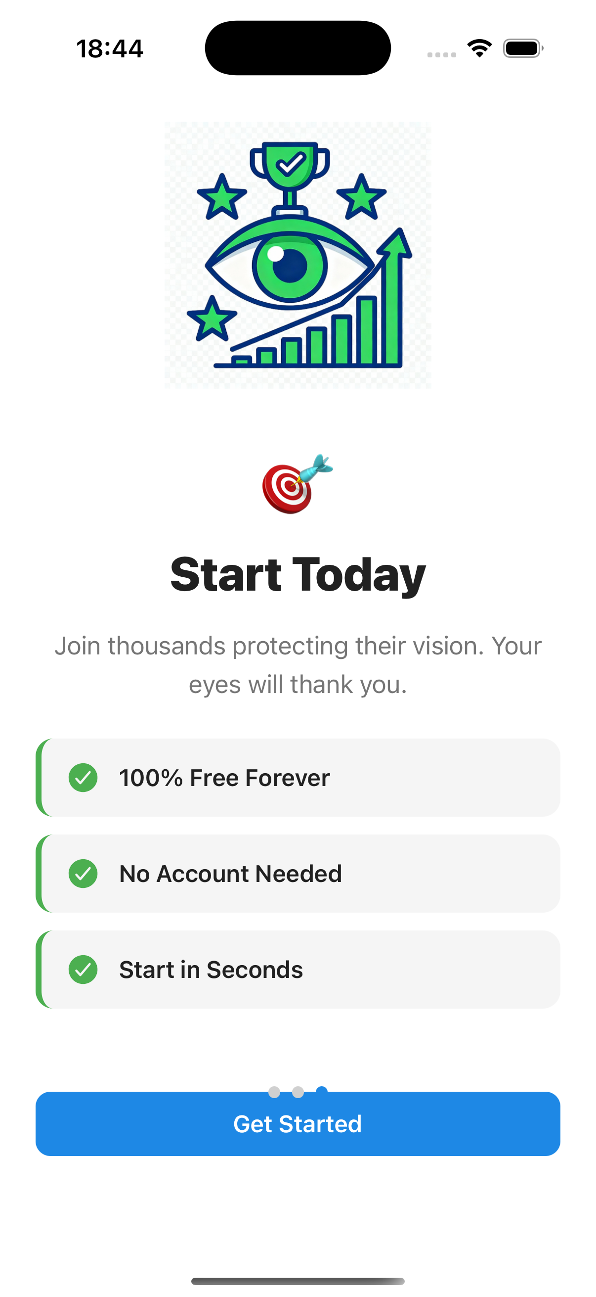 Progress dashboard showing streaks and stats
